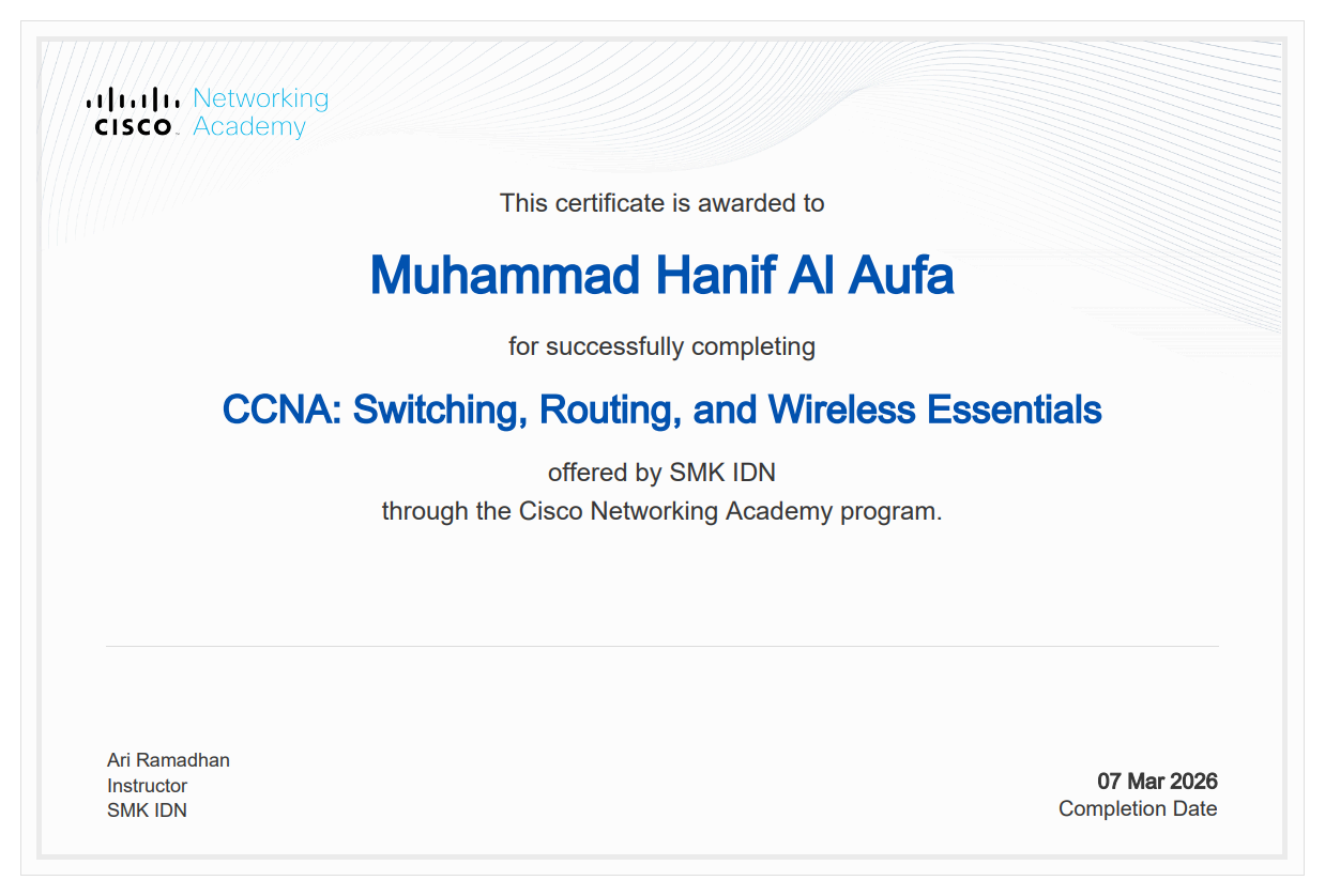CCNA: SRWE